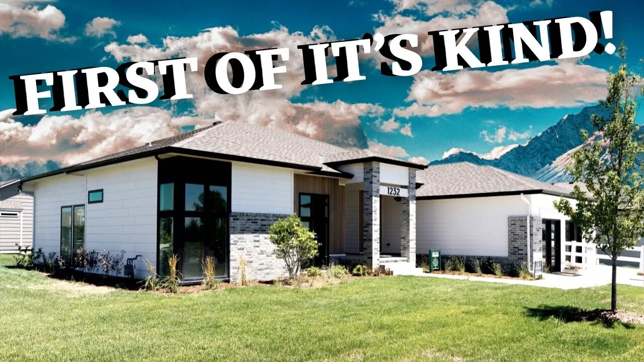 Ultra Modern Home Design w/ AMAZING Split-Level Layout Is A First For Me!