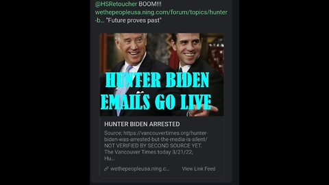 HUNTER BIDEN'S EMAILS GO LIVE SEARCHABLE #DigitalSoldiers At The Ready