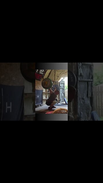 105 kg / 231 lb - No foot Hang Snatch - Weightlifting Training