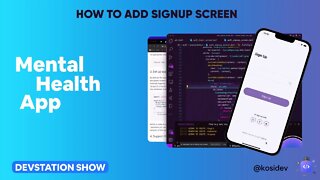 How to add SIGNUP SCREEN | flutter app shorts | flutter tutorial