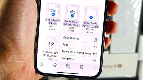 How To Compress a File on iPhone or iPad iOS 17