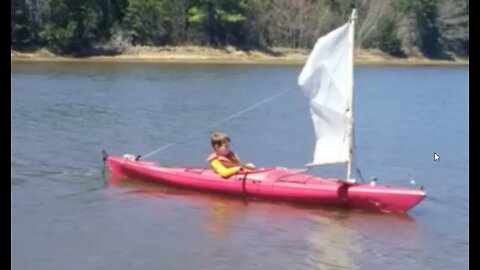 Kayak Sailing - DIY/Homemade Sail Rigs