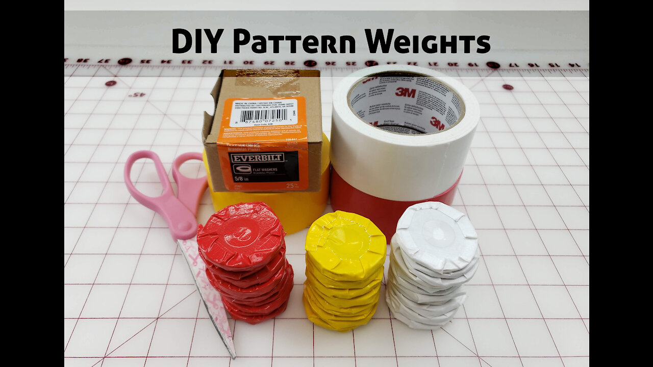 Super Easy DIY Pattern Weights for Sewing