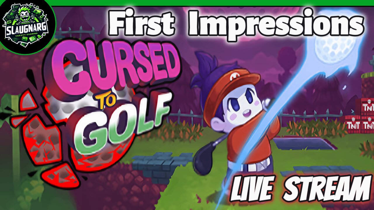 Cursed to Golf Live Stream: Roguelite Golfing Game!?