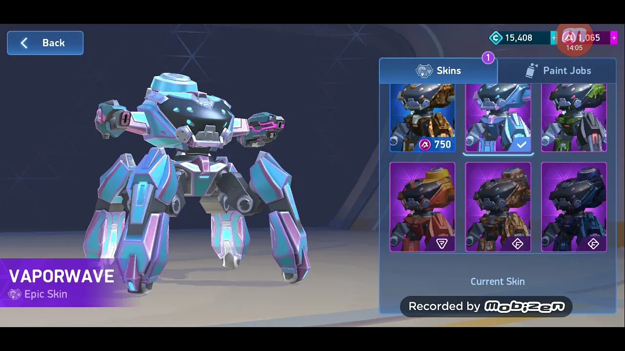 I won the Stasis 8 Beam in the Stasis 8 Derby event! / Mech Arena