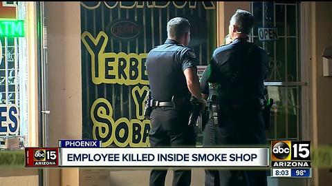 North Phoenix smoke shop employee shot and killed