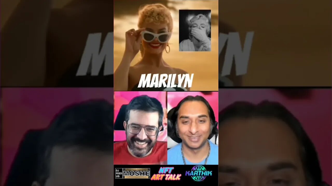 🍿 Barbie Margot Robbie Ryan gosling movie trailer reaction #barbie #margotrobbie #nftarttalk