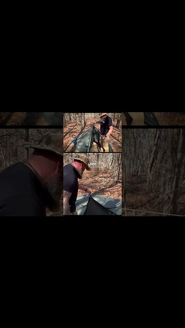Making a Tent with a Square Tarp