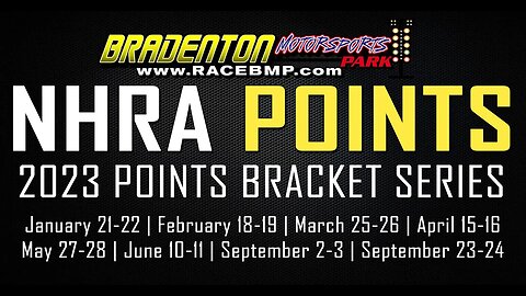 LIVE: Drag Racing - Summit Racing NHRA Bracket Series @bradentonmotorsportspark2637 4.15.23