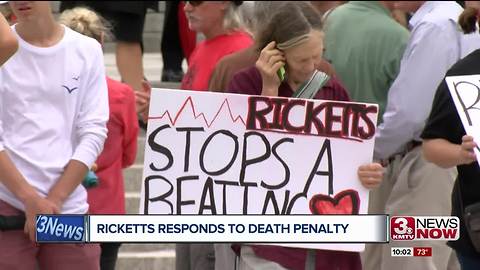 Anti-death penalty protesters gather in Lincoln