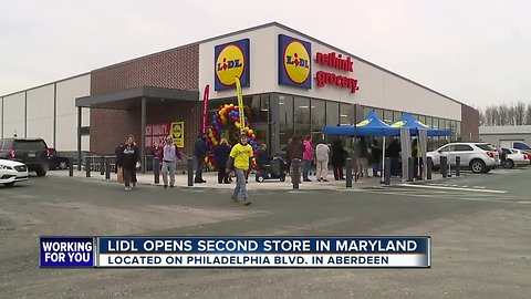 International grocery store Lidl opens its doors in Aberdeen