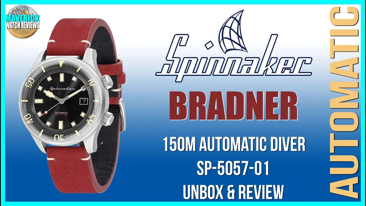 Compression Diver! | Spinnaker Bradner 150m Automatic Diver SP-5057-01 Unbox & Review