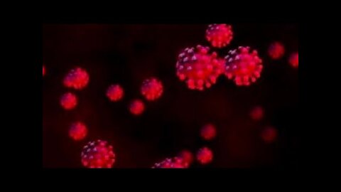 Corona virus COVID-19 red Animation Background Video