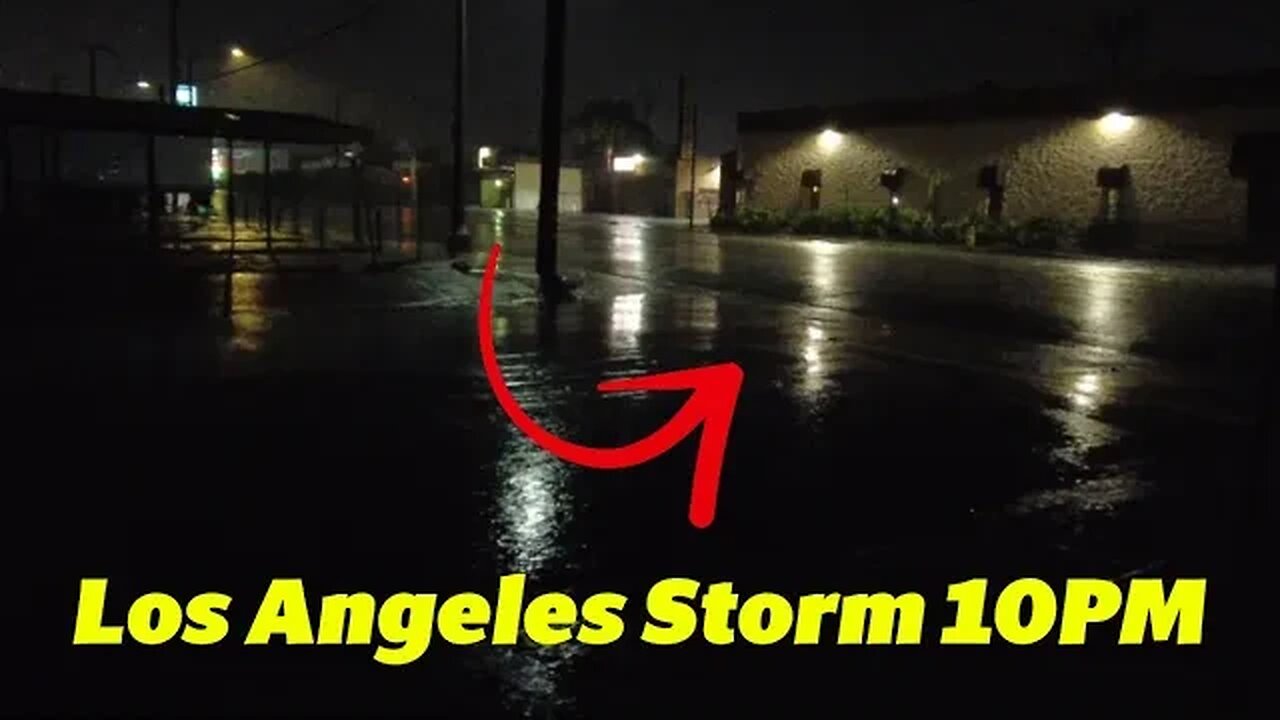 Los Angeles California Hurricane Hilary Storm Update 8PM