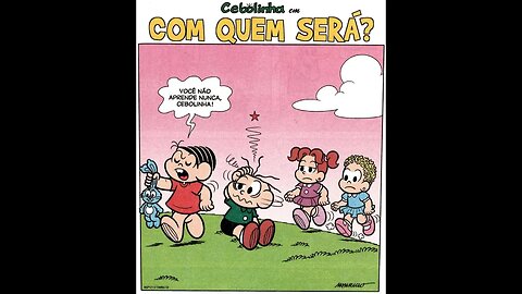 Cebolinha em-Com quem será? | Gibis do Rapha 2