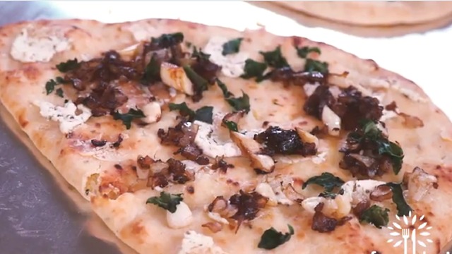 Balsamic Goat Cheese Flatbread