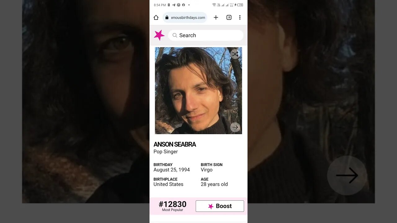 HAPPY 28 BIRTHDAY ANSON SEABRA