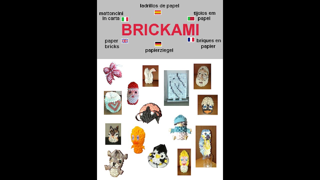 BRICKAMI origami paper bricks