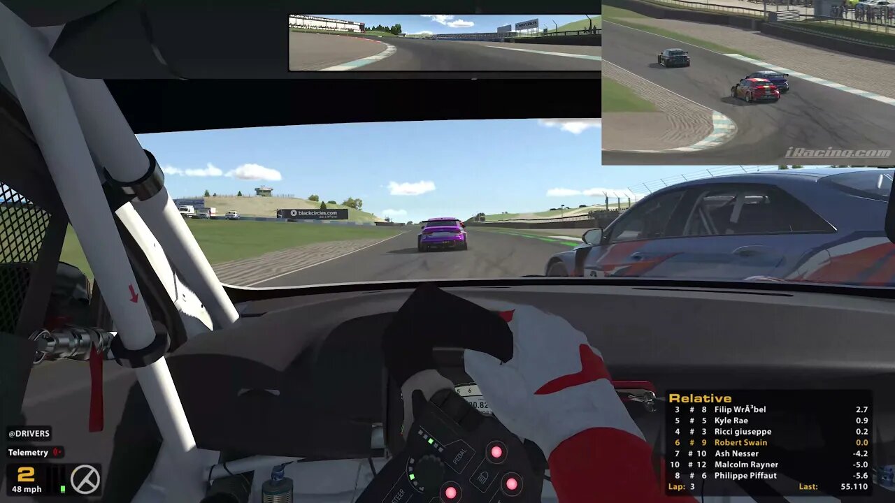 2022 Season 1 Week 4 Touring Car Challenge at Knockhill International Reverse.