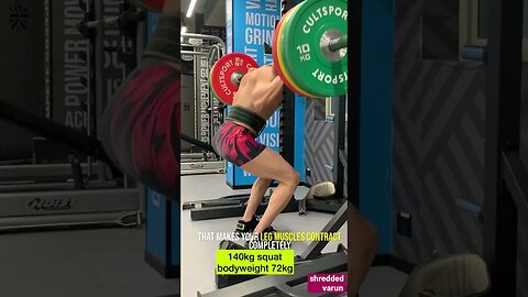 140KG DEEP SQUAT at 72kg 9% bodyfat | Lifetime Natural No Steroids #shorts #youtubeshorts
