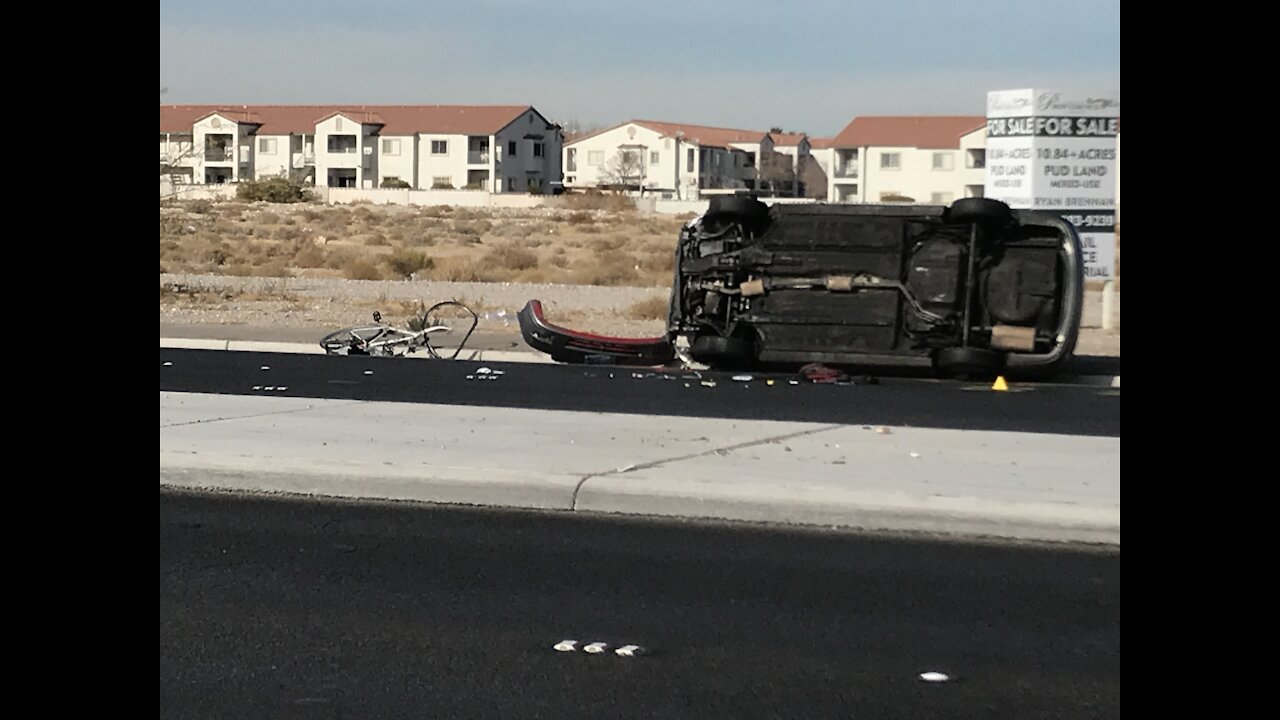 Bicyclist died after North Las Vegas crash on Sunday