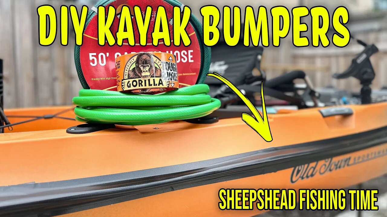 HOW To Protect Your Kayak Hull This Sheepshead Season - Cheap Kayak Bumpers