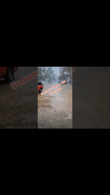 It just let loose. #downpour #Texas #rain #water #thelotsproject