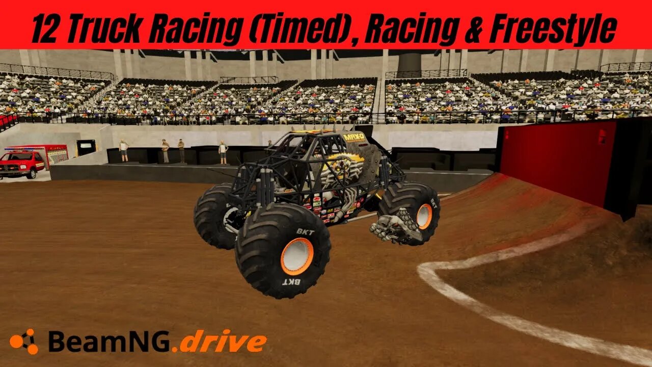 Monster Jam Allegiant Stadium Week Part 2 |Monster Tour BeamNG.Drive Monster Jam #beamngdrive