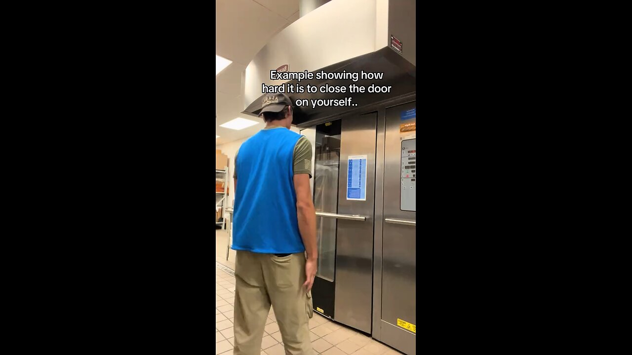 Jonathan explains how bakery ovens work at our local Walmart