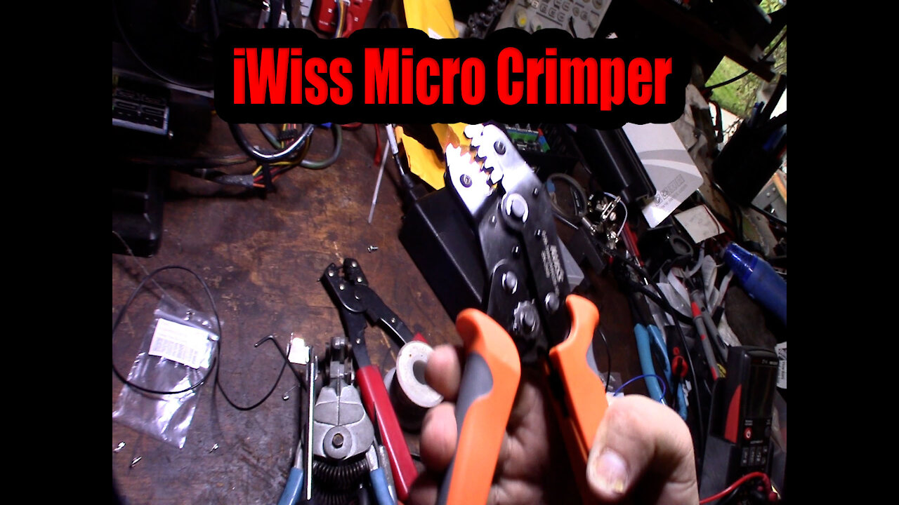 iWiss Micro Connector Crimping Tool for JST Molex Amphenol Automotive 3D Printer CNC SN-2549