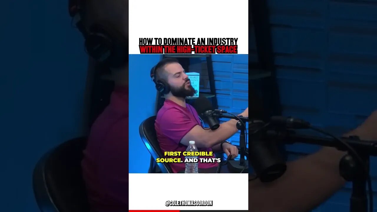 Dominate in the High Ticket Industry with this tip…