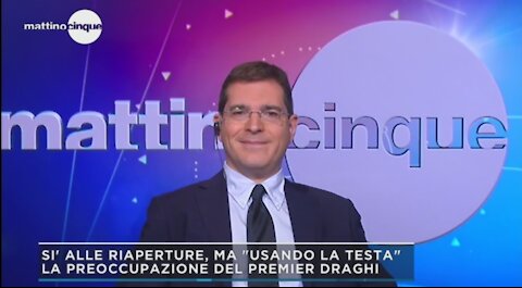 🔴 Daniele Capezzone a "Mattino 5" del 10/05/2021.