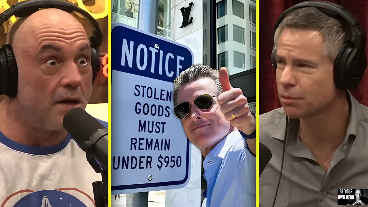 Gavin Newsom Wants You To STEAL In California | Joe Rogan & Michael Shellenberger