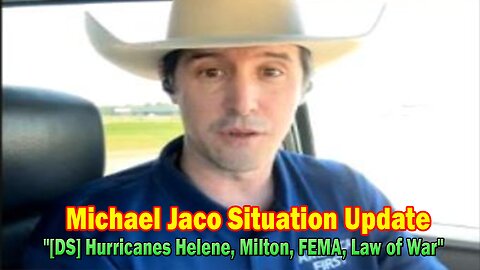 Derek Johnson Situation Update: "Have MAGA Faith, [DS] Hurricanes Helene, Milton, FEMA, Law of War"