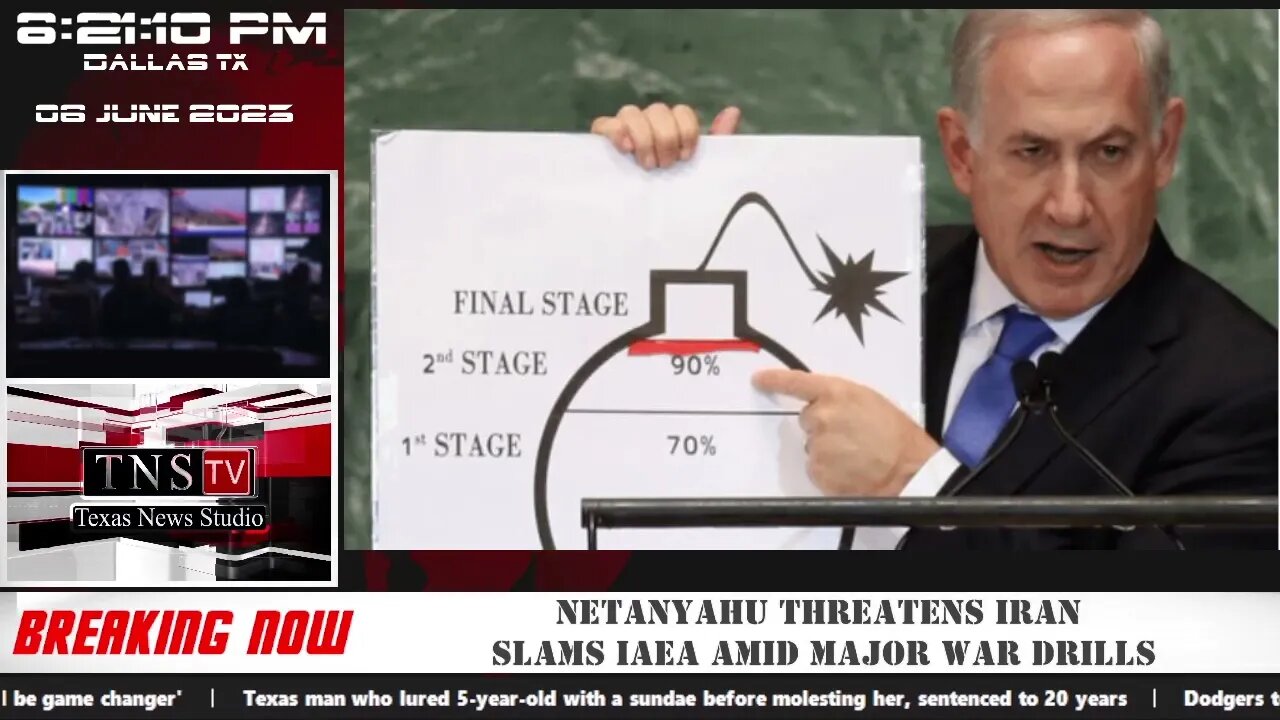 Netanyahu Threatens Iran, Slams IAEA Amid Major War Drills