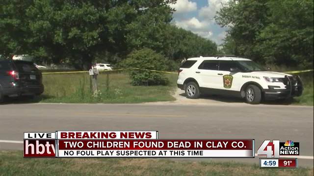 Two children found dead in rural Clay County