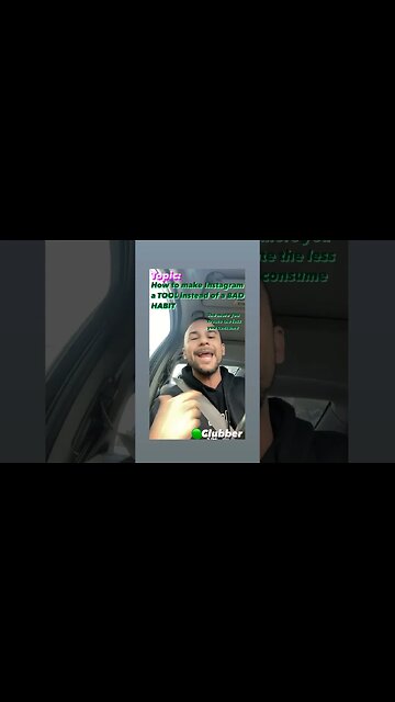 How to make Instagram a TOOL Instead of a BAD HABIT #shorts