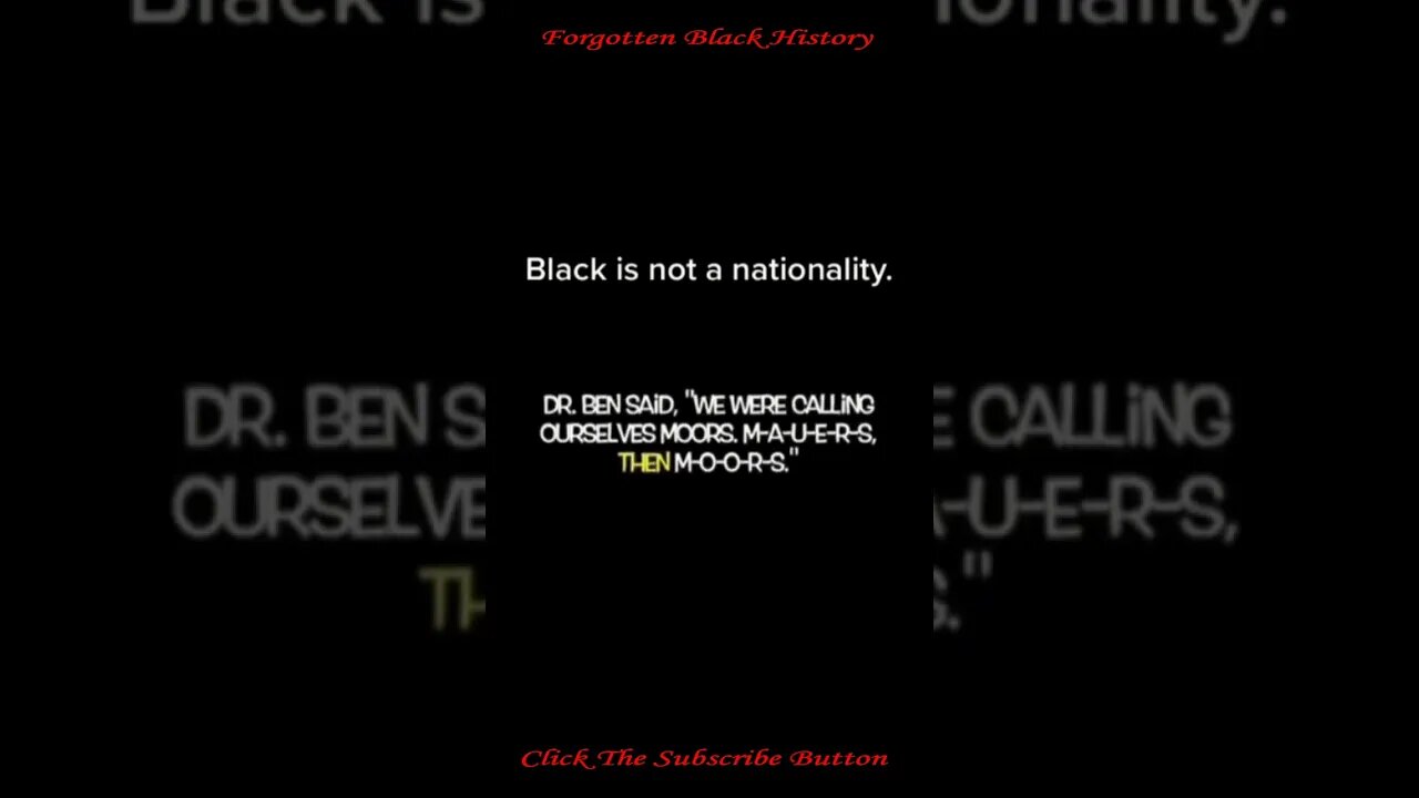 ❗️ Just listen ❗️ | Forgotten Black History #YouTubeBlack #ForgottenBlackHistory #blackhistory