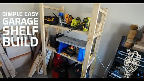 Simple Easy Garage Shelf Build