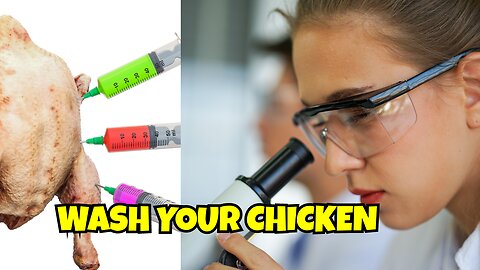 WASH YOUR CHICKEN BEFORE PREPARING IT, THEY WANT YOU SICK