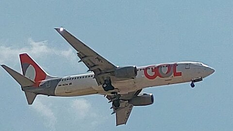 Boeing 737-800 PR-GZW coming from Brasília to Fortaleza