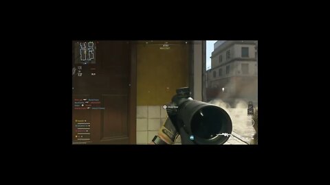 Modern Warfare 2 Sniper Shot From Down the Alley #shorts