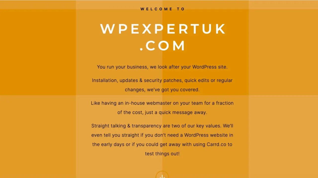 Quick Announcement - WPExpertUK.com is live!