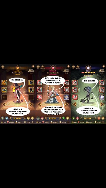 AFK Arena Txt MAJ 1.94 musique no blabla