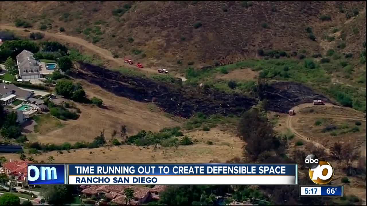 Time running out to create defensible space, new wildfire outlook grim for San Diego