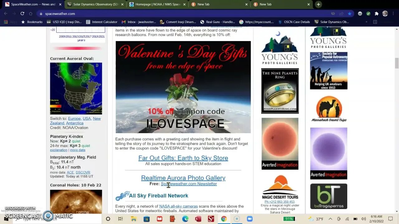 40 Starlink Satellites falling(I'm suspicious), Space weather update.