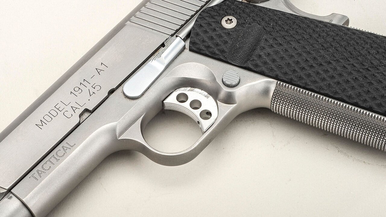 Applying the Slide Stop on a 1911 without a Magazine #946