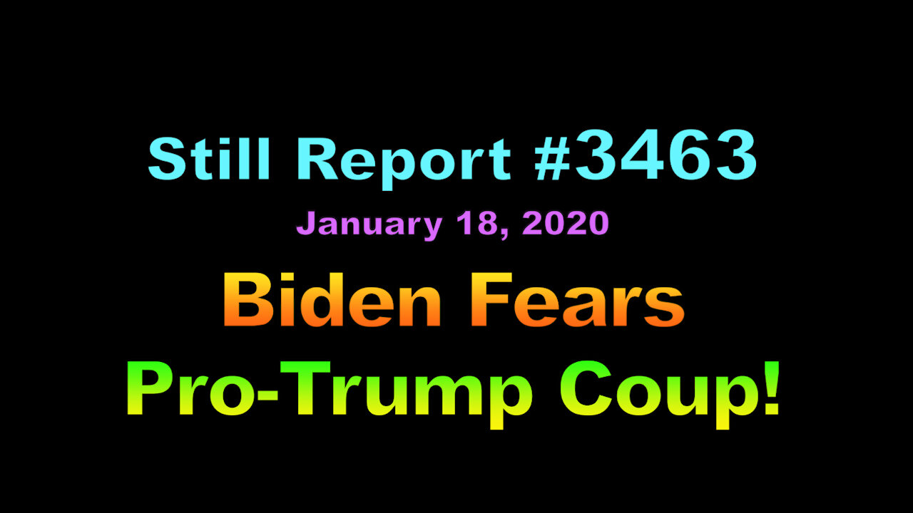 Biden Concerned About Pro-Trump Coup, 3463