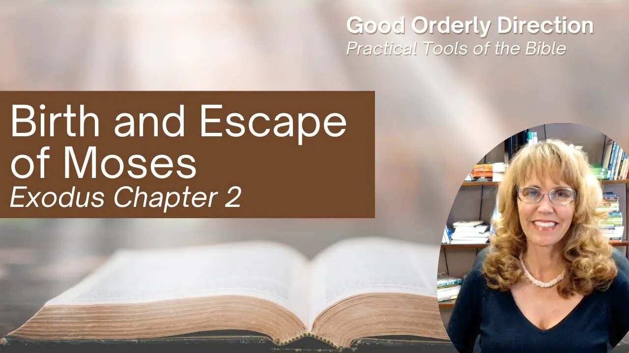 Birth and Escape of Moses Bible Study | Exodus 2