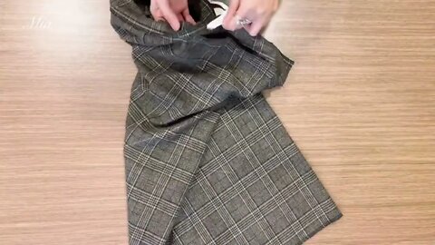 Very easy [NO ZIPPER] Sewing skirt this way is quick and easy
